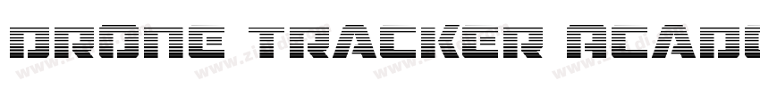 Drone Tracker Academ字体转换